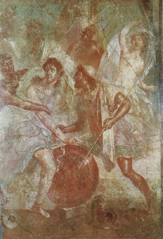 unknow artist Wall painting from the House of the Dioscuri at Pompeii Germany oil painting art